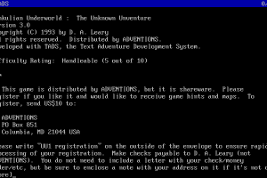 Unnkulian Underworld: The Unknown Unventure