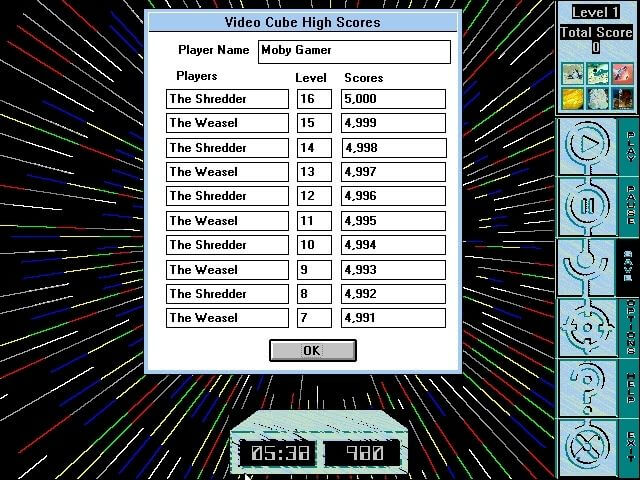 Video Cube: Space