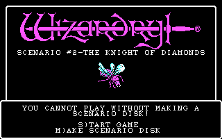 Wizardry: Knight of Diamonds - The Second Scenario