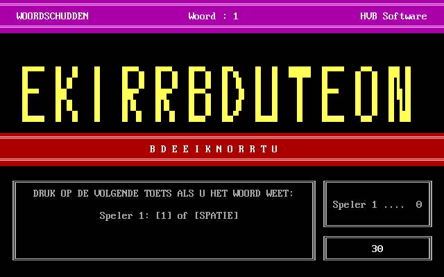 Woordschudden