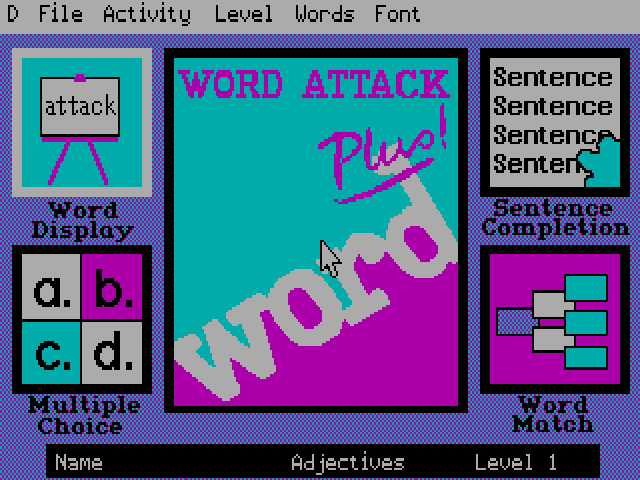Word Attack Plus!