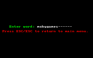 Wordhang