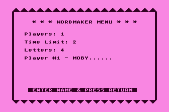 Wordmaker