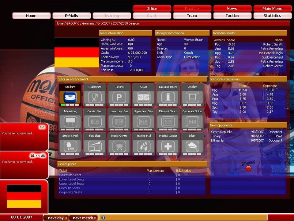 World Basketball Manager 2008
