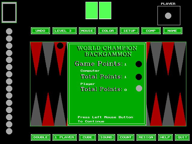 World Champion Backgammon