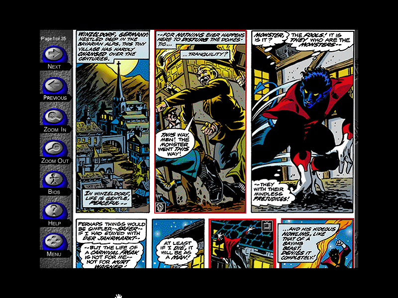 X-Men: Interactive CD-ROM Comic Book!