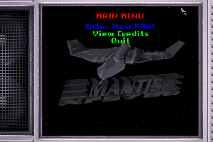 XF5700 Mantis Experimental Fighter