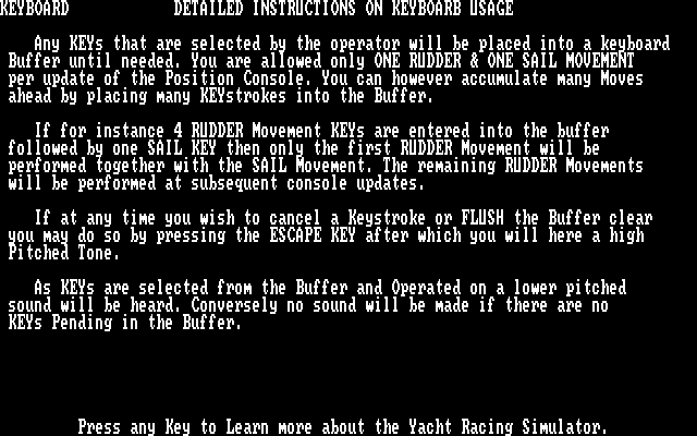 Yacht Racing Simulator