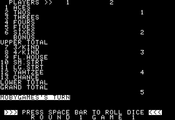 Yahtzee