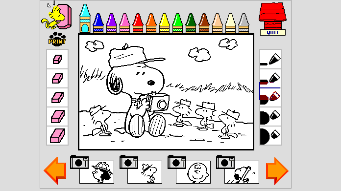 Yearn2Learn: Master Snoopy's Coloring Book