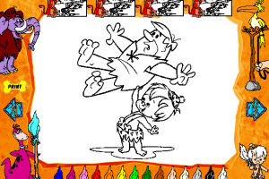 Yearn2Learn: The Flintstones Coloring Book